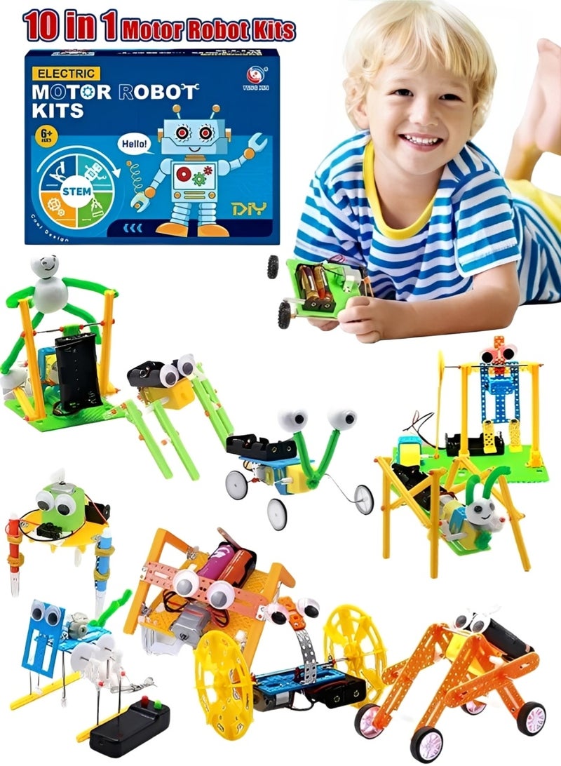 Early Development STEM Robotics Programming Kit (10-in-1) — DIY Modular Science Toys for Children Ages 3+, Perfect for Eid al-Fitr, Eid al-Adha, and Birthday Celebrations - Image 1