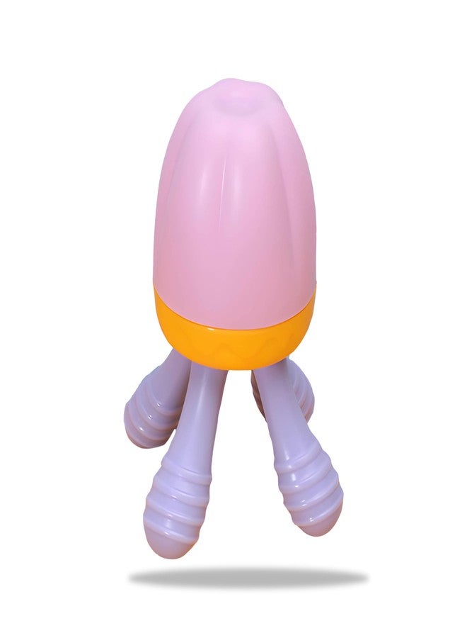 Bembika Baby Nibbler Egg Shape, Baby Nibbler Pacifier, Baby Pacifier Food Nibbler, Baby Feeding Accessories -Pink - Image 1