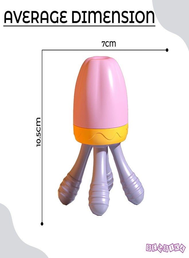 Bembika Baby Nibbler Egg Shape, Baby Nibbler Pacifier, Baby Pacifier Food Nibbler, Baby Feeding Accessories -Pink - Image 5
