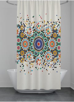 Home Print Waterproof Bathroom Curtain 