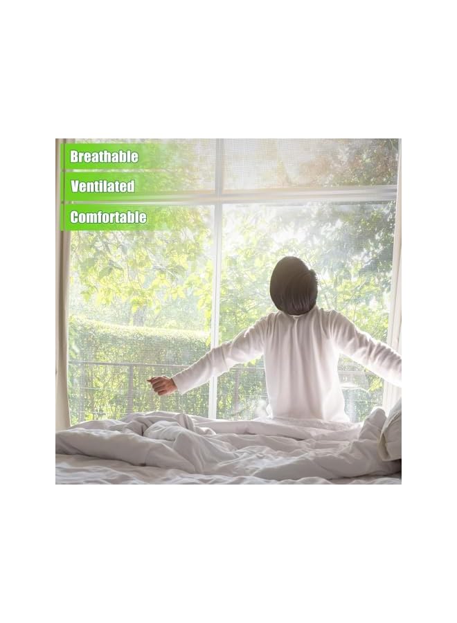 The Bros Mosquito Net for Windows, 3 Pack Washable Mesh & 6 PCS Screen Mesh Repair Patch, Universal DIY Self-Adhesive Window Screen Netting - Image 4