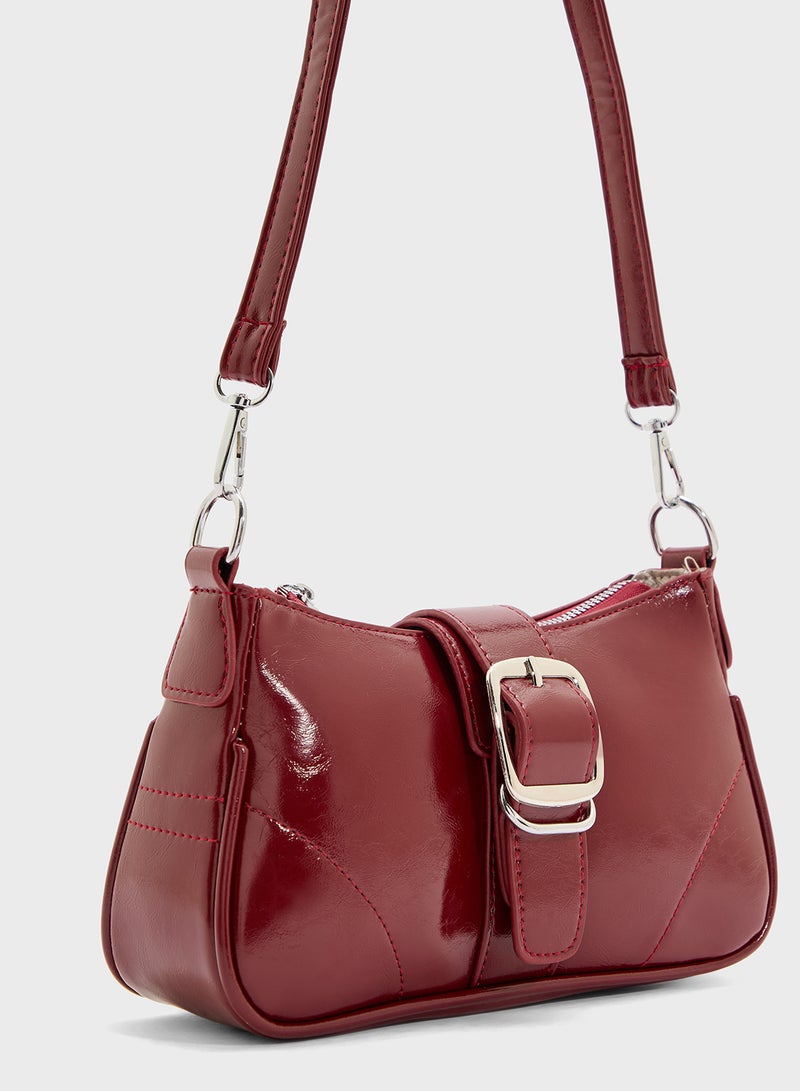 ELLA Crossbody With Buckle Detail  - Image 4