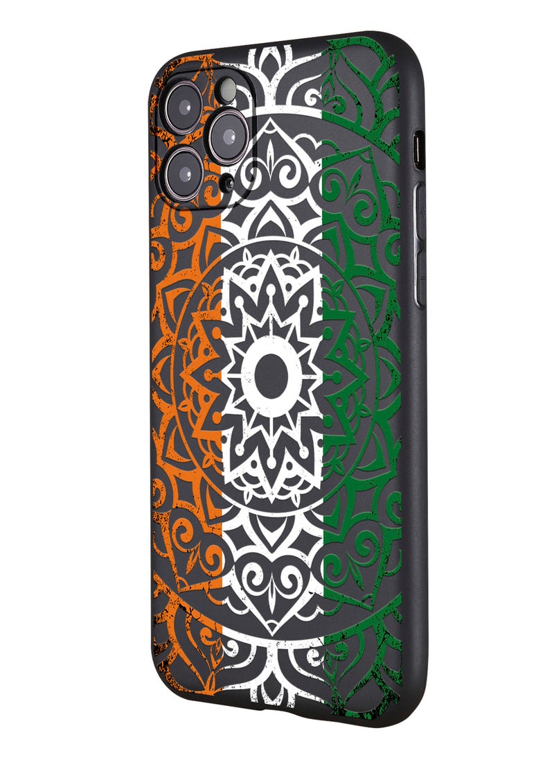 MOBILIUS - for iPhone 11 Pro Max Case, Shockproof Protective Phone Case Cover for iPhone 11 Pro Max, with Mandala Pattern - Image 1