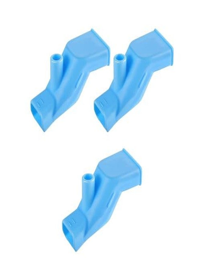Woffely® 3 Pc's Flexible Silicone Faucet Extension||Tap Extender for wash Your face||Faucet Extender for Drink Water||Fauce for Kitchen & Bathroom [Multicolor] (Pack of 03) - Image 1