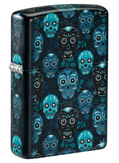 Zippo 46017 49193 Sugar Skulls Design Glow In The Dark Windproof Lighter  - Image 1