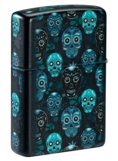 Zippo 46017 49193 Sugar Skulls Design Glow In The Dark Windproof Lighter  - Image 2