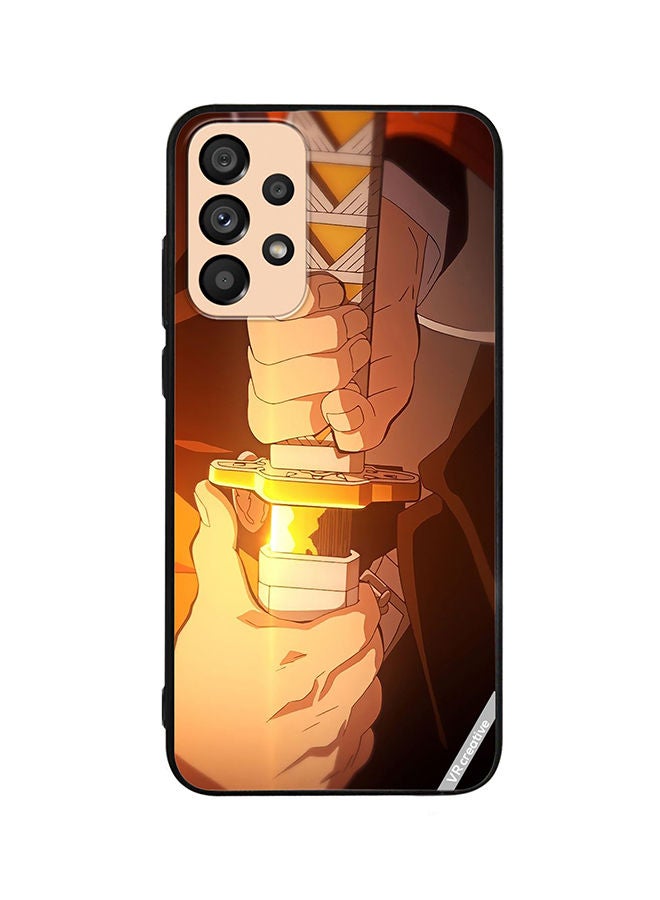 VR CREATIVE Protective Case Cover For Samsung Galaxy A33 5G Sword Design Multicolour - Image 1