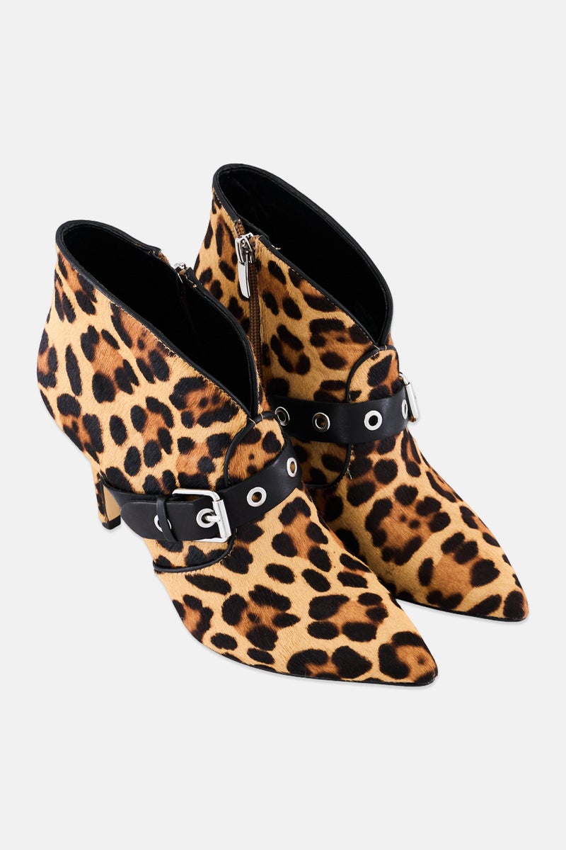 NINE WEST حذاء كعب كاحل نسائي جاكس، متعدد الألوان - Image 2