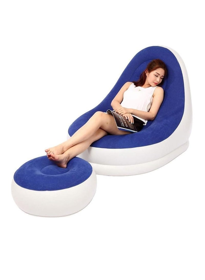 Generic Inflatable Sofa Household Outdoor Inflatable Stool Sofa Leisurely Inflatable Sofa  - Image 1