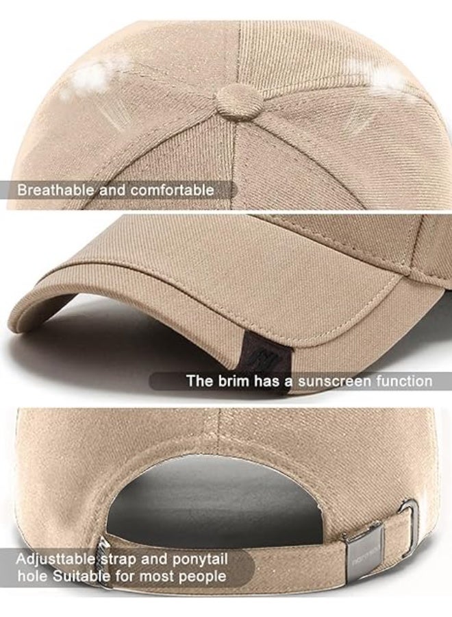 HZYH NimbusNote Men's Baseball Cap, Adjustable Plain Embroidery Trucker Cap, Breathable Sun Hat for Women  Unisex - Image 3