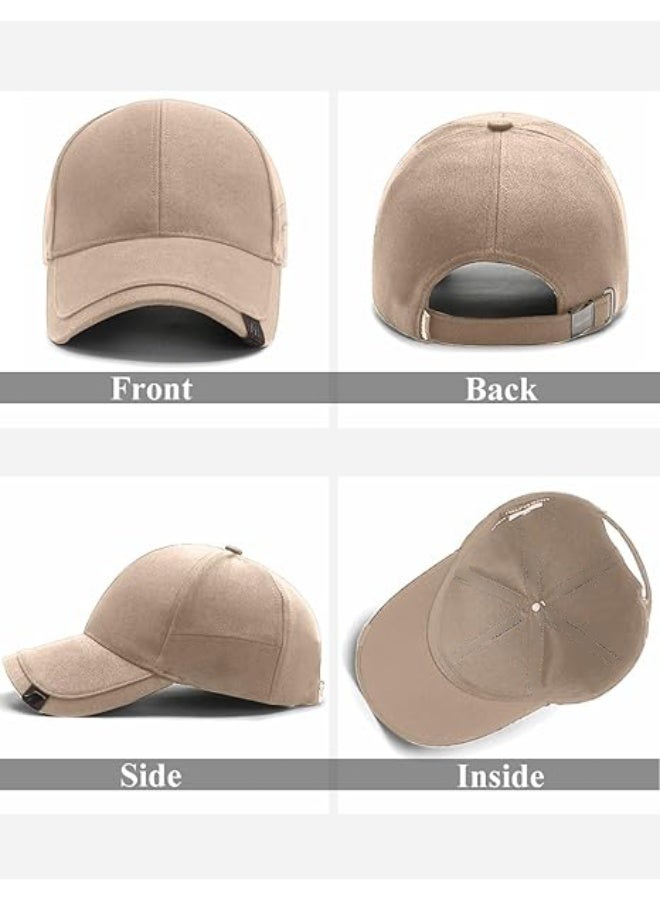HZYH NimbusNote Men's Baseball Cap, Adjustable Plain Embroidery Trucker Cap, Breathable Sun Hat for Women  Unisex - Image 4