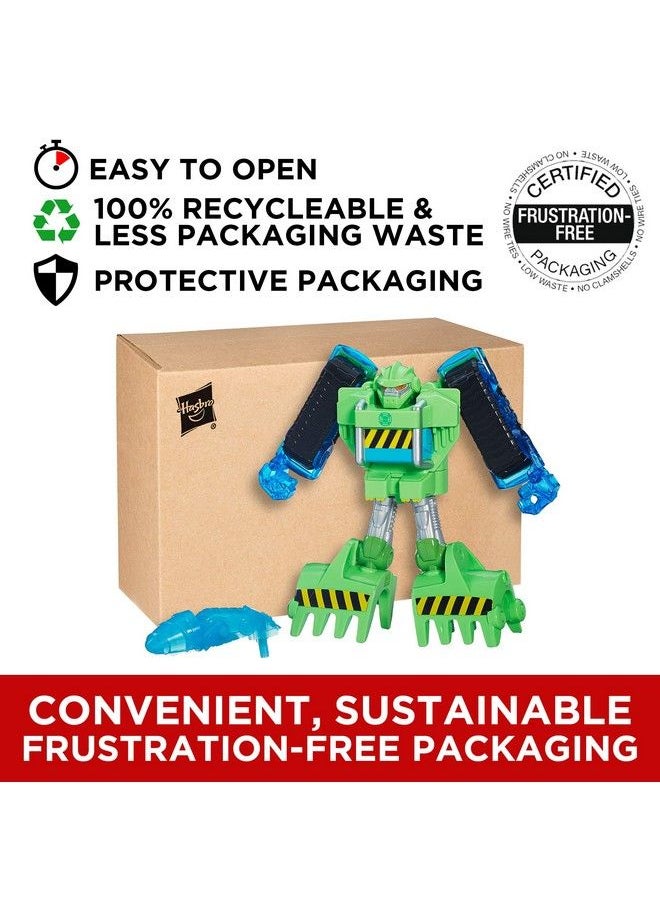 TRANSFORMERS - Playskool Heroes Transformers Rescue Bots Energize Boulder The Constructionbot Action Figure, Ages 37 - Image 1