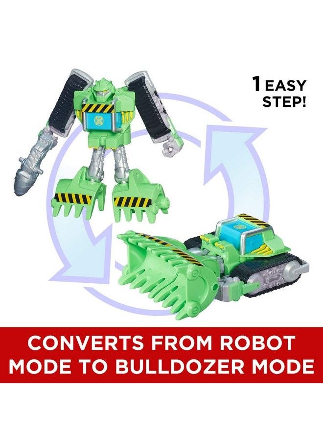 TRANSFORMERS - Playskool Heroes Transformers Rescue Bots Energize Boulder The Constructionbot Action Figure, Ages 37 - Image 1