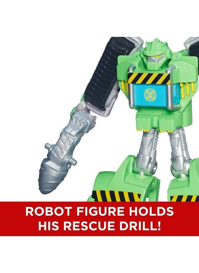 TRANSFORMERS - Playskool Heroes Transformers Rescue Bots Energize Boulder The Constructionbot Action Figure, Ages 37 - Image 1