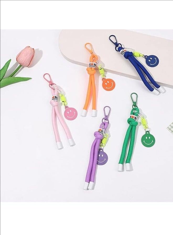 3 PCS Braided Lanyard Keychain, Decorative Wallet Handbag Pendant, durable accessory for keys - Image 3