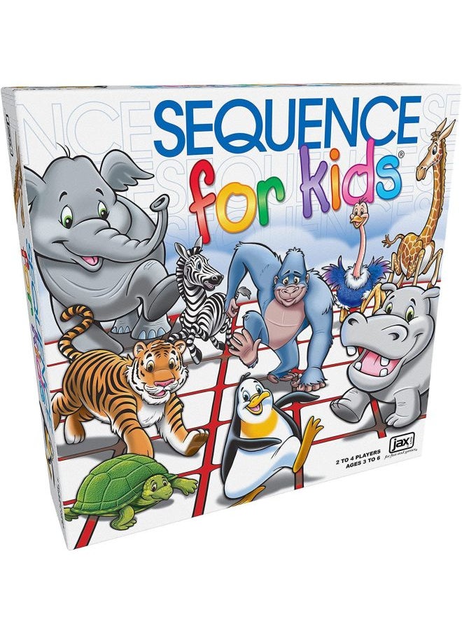 Sequence Premium Edition Full English Sequence Fancy Backgammon Educational Game Card-Color:Marshmallow Children's Edition  - Image 1