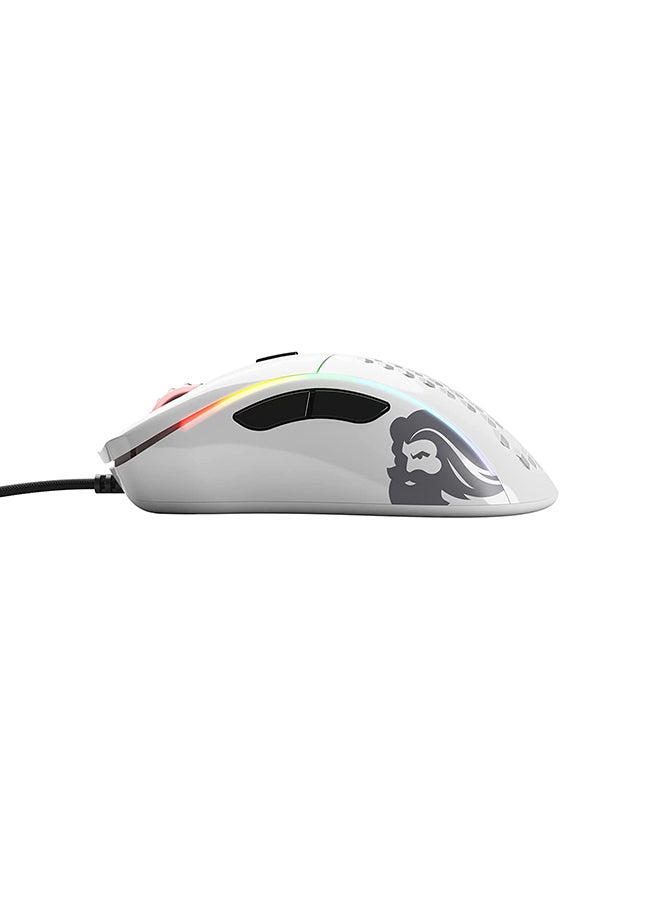 Glorious Model D Wired Gaming Mouse Honeycomb - Ultralight RGB Mouse - PC Mouse - 69 g - Glossy White - Image 5