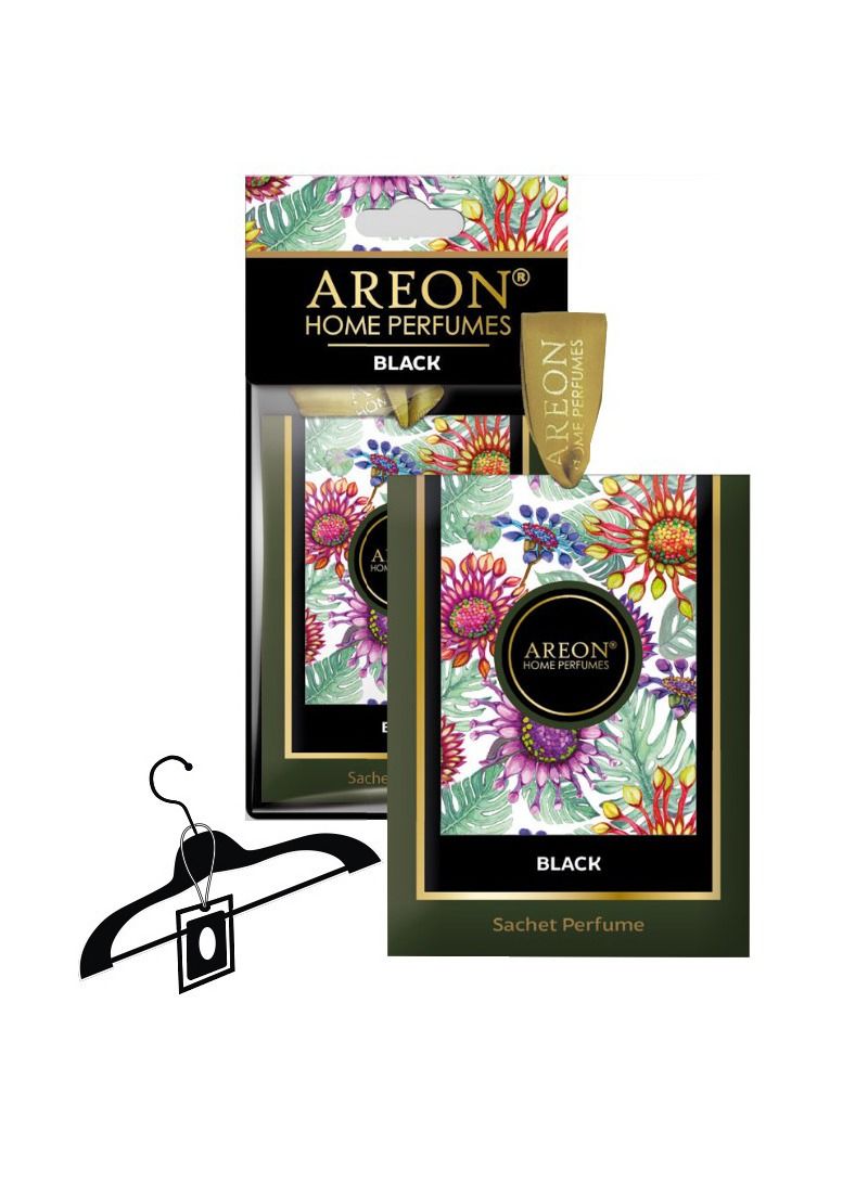 أريون أكياس معطر الخزائن وحقائب السفر بلاك - Image 1