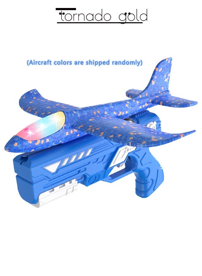 تورنيدو جولد لعبة المنجنيق الطائرة فلاش رغوة رمي جيروبلان للأطفال الوالدين والطفل لعبة تفاعلية في الهواء الطلق - Image 1