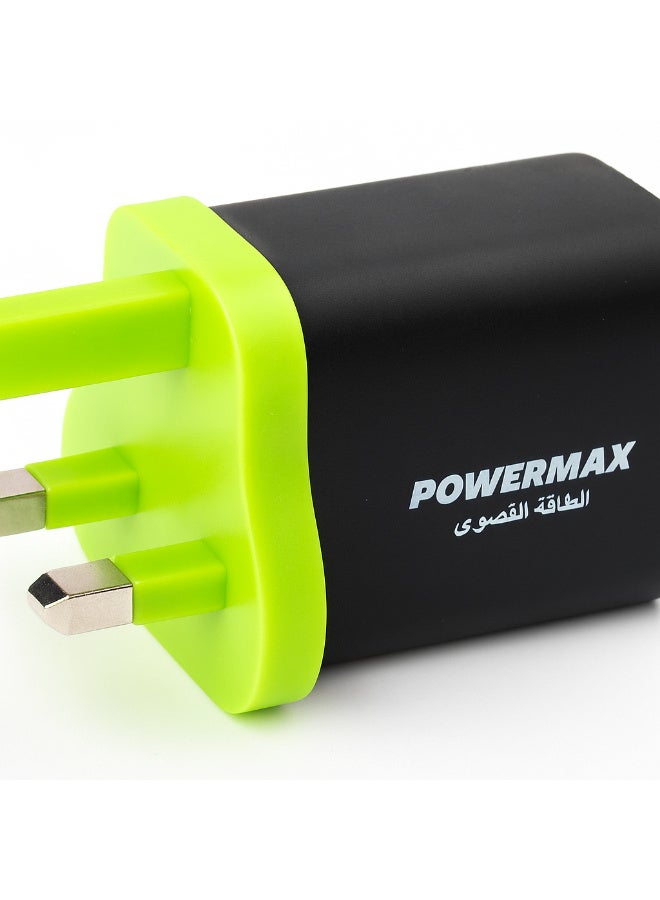 PowerMax 65W Charger USB C Power Adapter Dual Type A & C Wall Charging Plug GaN Compatible with Steam Deck - Image 3