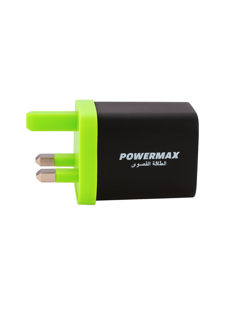 PowerMax 65W Charger USB C Power Adapter Dual Type A & C Wall Charging Plug GaN Compatible with Steam Deck - Image 2