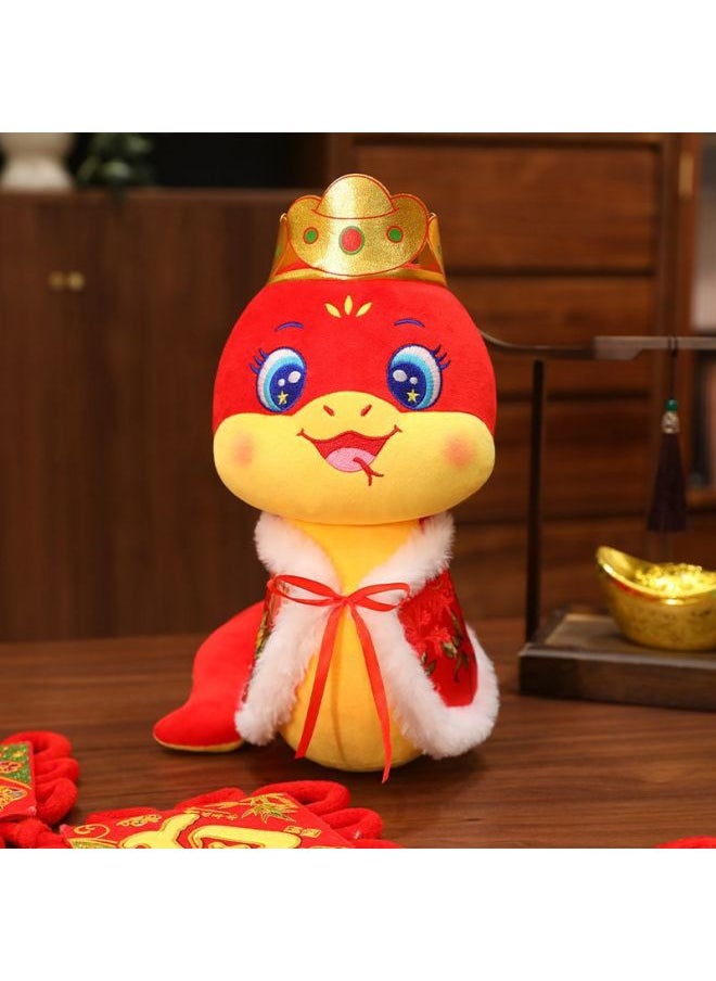 Generic - Gift Mascot Doll Snake Year Plush Toy Activity Spring Festival Doll Snake Doll National Tide Year Zodiac-Specifications:There Are Snake Available-Color:20cm - Image 1
