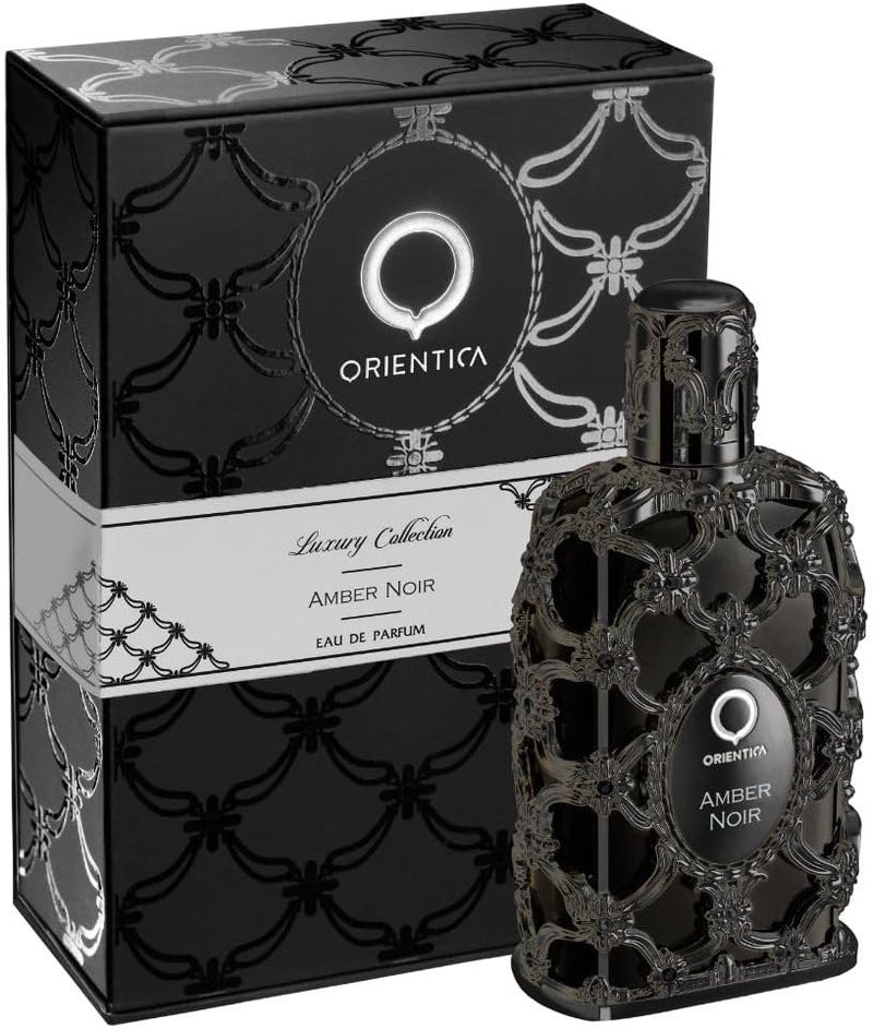 Orientica Luxury Collection Amber Noir Eau De Parfum - Unisex Woody and Spicy Fragrance - 2.7oz / 80ml - Image 2