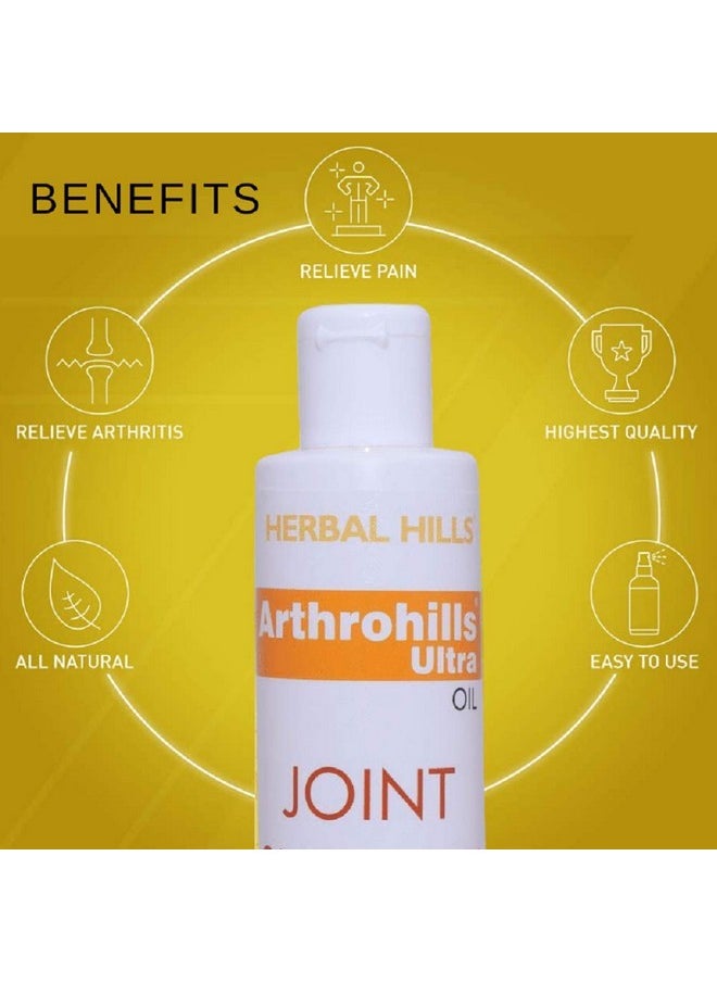 HERBAL HILLS Arthrohills Ultra Oil | 100 Ml | Joint Pain Relief Oil | Joint Health Supplement | Joint Care Supplement  - Image 4