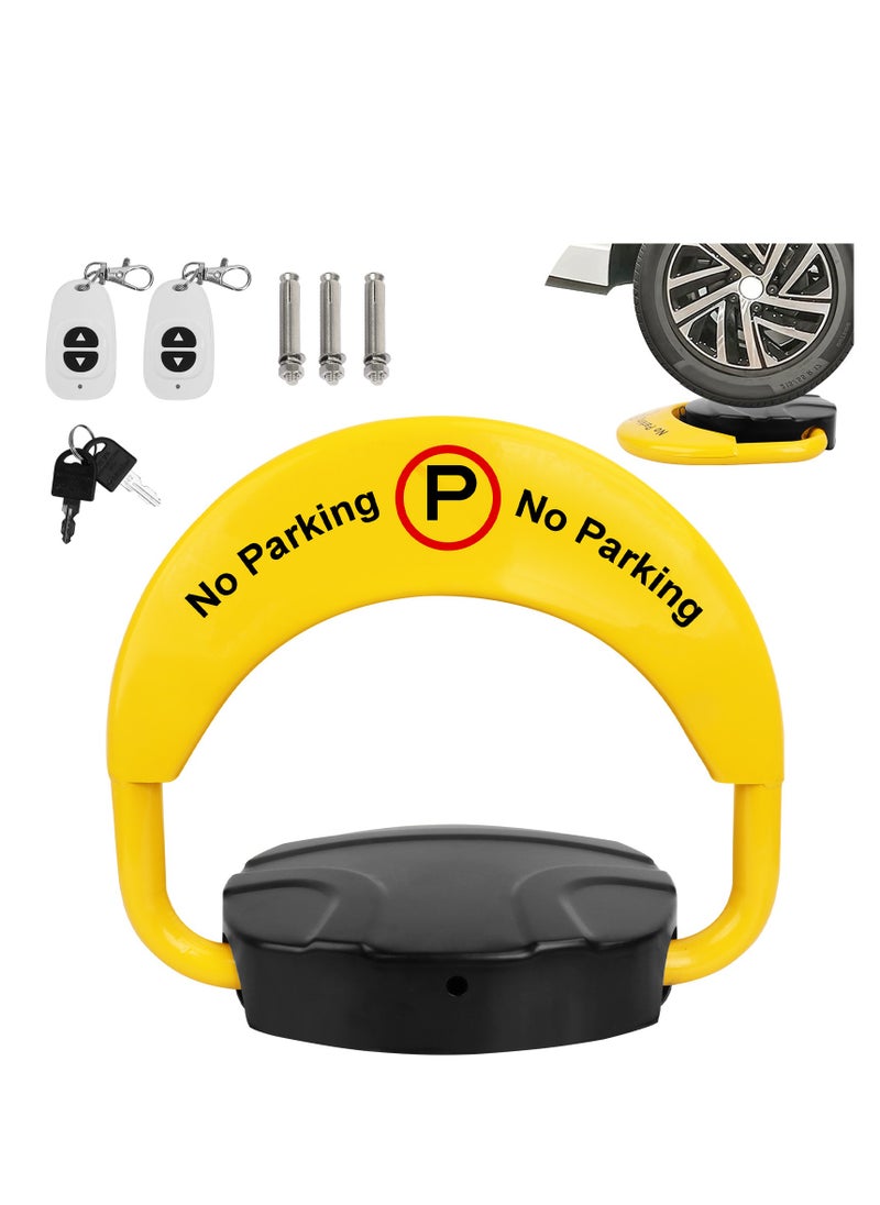 HomarKet - Intelligent Remote Control Parking Lock with Collision Alarm, Parking Barrier, Cylindrical Lock, Double Lock Design to Prevent Others from Occupying the Parking Space - Image 1