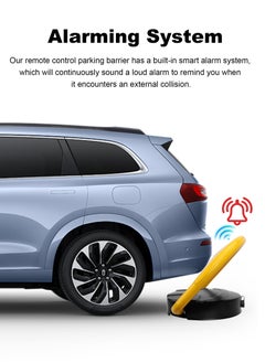 HomarKet Intelligent Remote Control Parking Lock with Collision Alarm, Parking Barrier, Cylindrical Lock, Double Lock Design to Prevent Others from Occupying the Parking Space  - Image 3