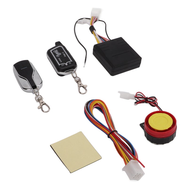 Motorcycle Alarm System Bidirectional LCD Remote Control - Vibration & Sound Alert Anti Theft for Motorcycle Anti Robbery & Remote Start Use - Image 3