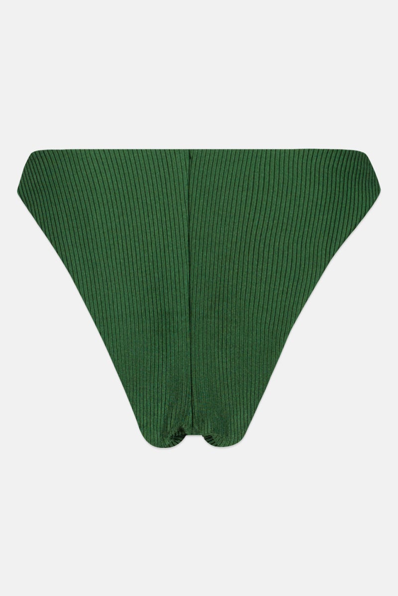 Aerie Women Textured Pull On Panty, Green  - Image 3