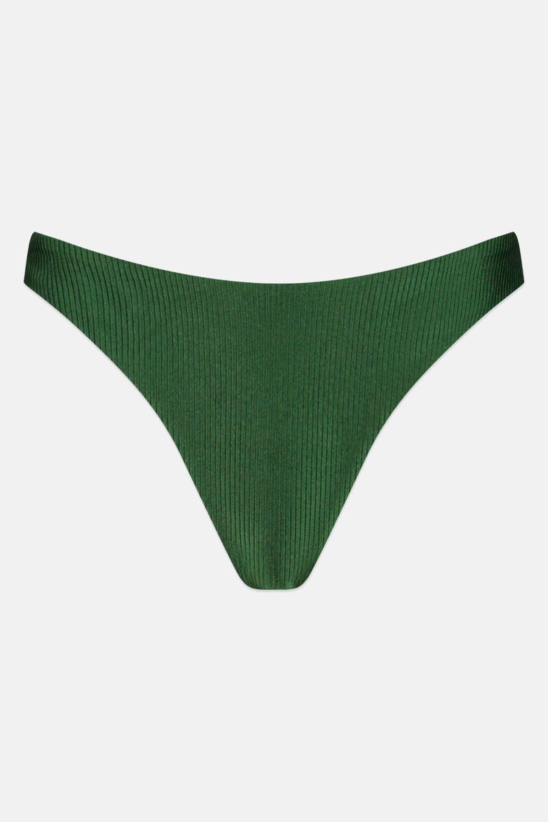 Aerie Women Textured Pull On Panty, Green  - Image 2