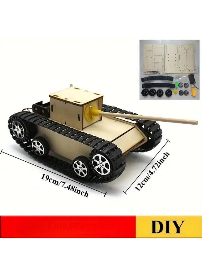 JCK TK DIY نموذج محاكاة دبابة تجميع نموذج مساعد تعليمي لعبة تكنولوجيا 1 مجموعة - Image 2