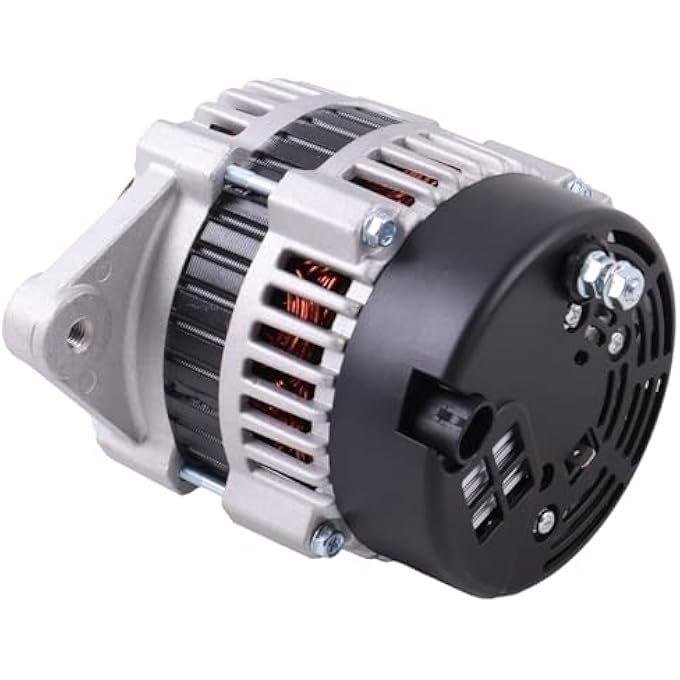 Czomoizc 400-40152 Electrical Alternator Compatible with IR/IF 12-Volt 75 Amp Yanmar 31.4HP JD 3032E - Image 3