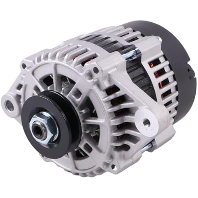 Czomoizc 400-40152 Electrical Alternator Compatible with IR/IF 12-Volt 75 Amp Yanmar 31.4HP JD 3032E - Image 1