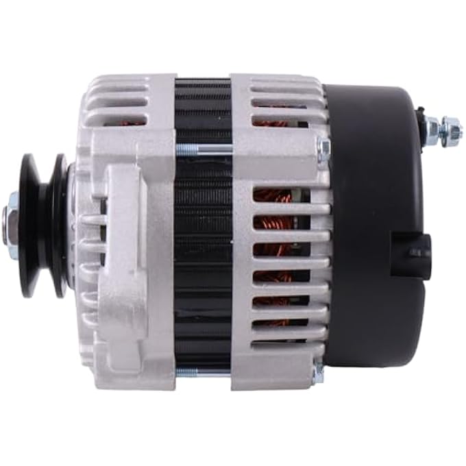 Czomoizc 400-40152 Electrical Alternator Compatible with IR/IF 12-Volt 75 Amp Yanmar 31.4HP JD 3032E - Image 5