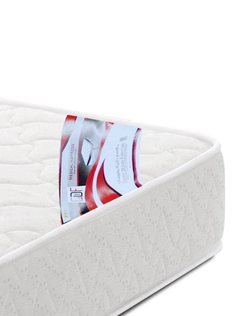 Galaxy Design مرتبة طبية بتصميم جالاكسي لون أبيض حجم مفرد ( الطول x العرض x الارتفاع ) 190 x 90 x 7 سم GDF-19090 - ضمان كامل لمدة 2 سنوات - Image 4