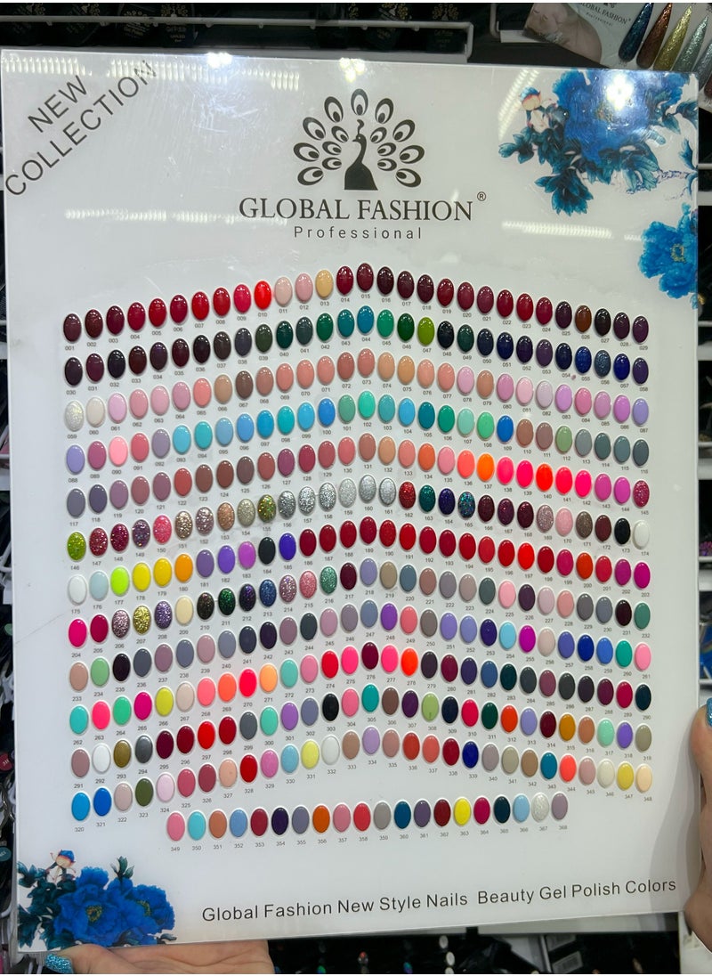GLOBAL FASHION - Global Fashion Black Elite Gel Polish | 132 Colors of Long-Lasting Elegance - 8ml | 223 - Image 1
