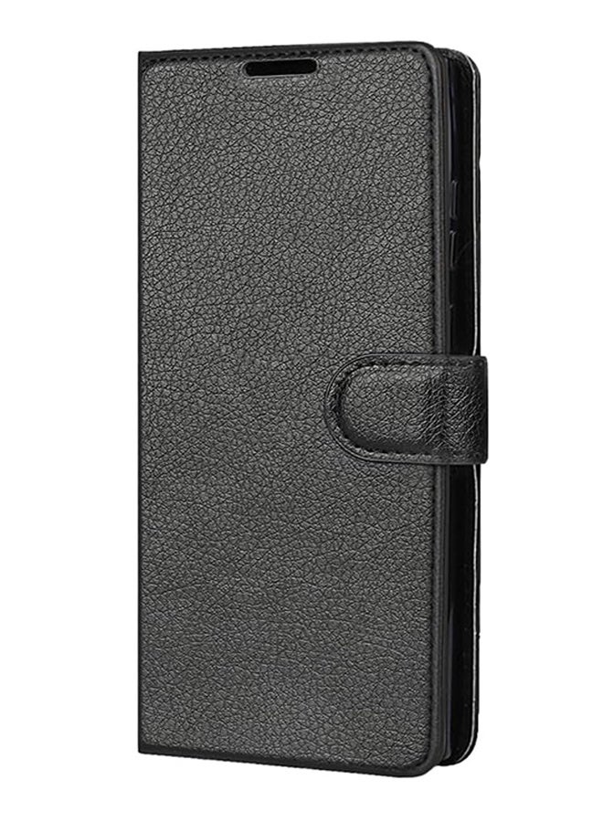 بشكل مختصر غطاء محفظة لهاتف Samsung Galaxy S26 5G (2026)، غطاء مغناطيسي قابل للطي مصنوع من جلد PU عالي الجودة مع فتحات لبطاقات ووظيفة حامل - أسود