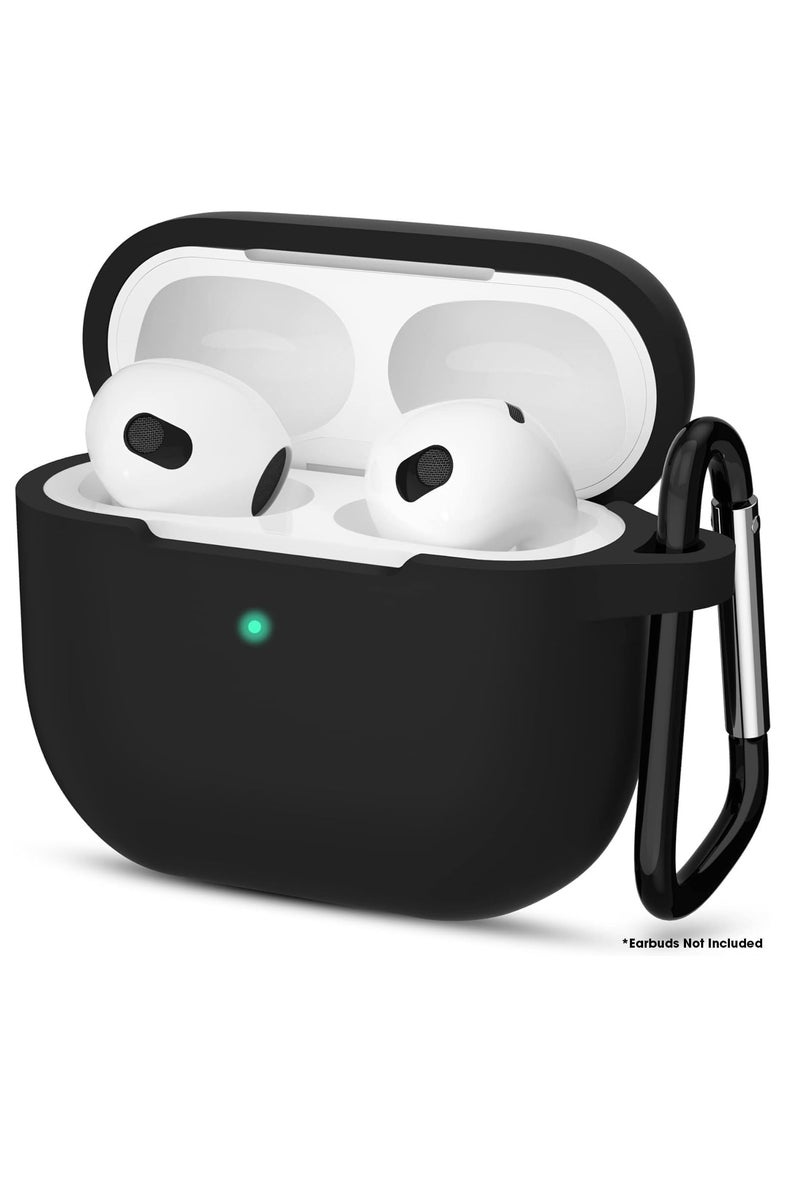 AirPods 3 Case Cover, Silicone Protective Accessories Skin with Keychain Compatible with Apple AirPod 3rd Generation for Women Girl, - Image 1