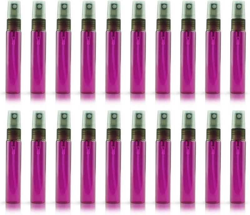 ZbFwmx 20 Pack Set 10ML Protable Refill Bulk Atomizer Spray Travel Perfume Bottle Hydrating Empty Bottle (Red) - Image 1