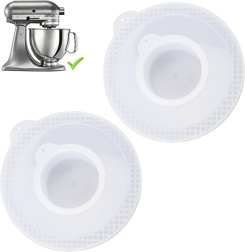 Stand Mixer Bowl Lid Airtight Plastic Cover For Tilt Head Mixer Spill Proof Dust Proof, Prevents Flour Splatter And Countertop Mess For Baking Storage - Image 5