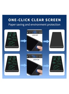 Y&D LCD Writing Tablet Electronic Black Handwriting Board Full Screen Erasable Graphics Tablet for Kids Drafting Taking Notes and Leaving Message 6.5 Inches  - Image 5