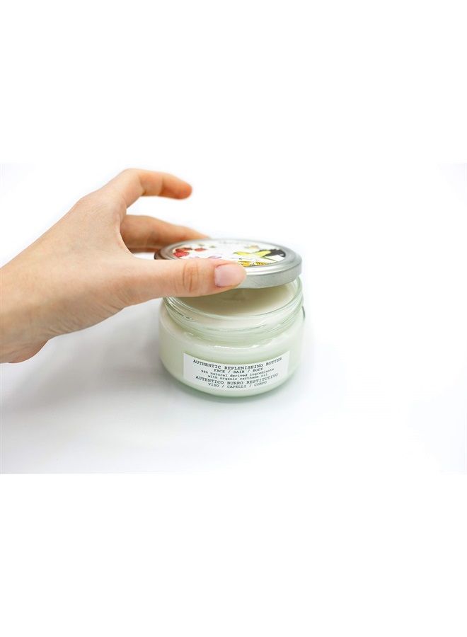 Davines Authentic Replenishing Butter Delicate And Deep Nourishing for Hair, Skin and Body Moisturize And Hydrate, 6.76 Fl Oz - Image 2