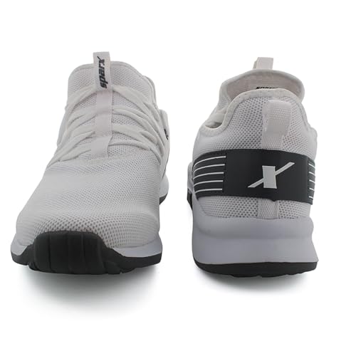SPARX Men's White Grey Shoes for Trekking Hiking & Walking with Mesh EVA (SX0614GWHGY0009) - Image 2
