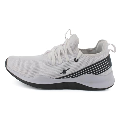 SPARX Men's White Grey Shoes for Trekking Hiking & Walking with Mesh EVA (SX0614GWHGY0009) - Image 4