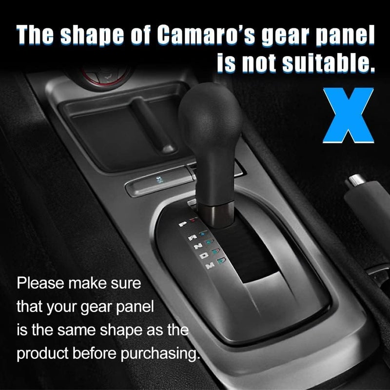 AIRSPEED Carbon Fiber Center Console Gear Shift Panel Cover Sticker for Chevrolet Camaro 2010-2015 - Image 5