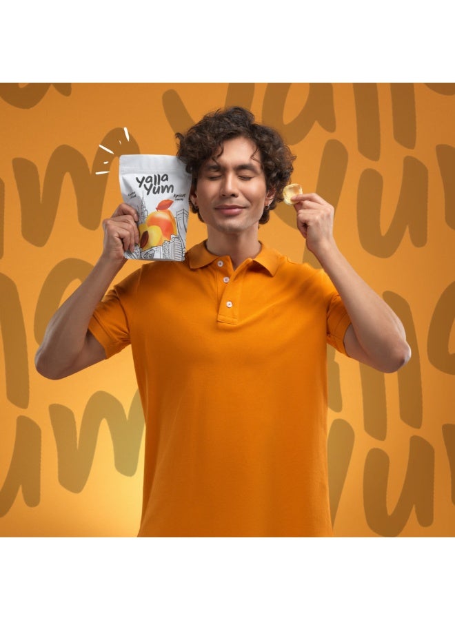 YallaYum Freeze-Dried Apricot, 40g | 100% Fruit, Non-GMO, No Added Sugar, Gluten-Free,No Additives Added, Vegan, Made From 368g Fresh Apricot | Healthy Snack for On-the-Go - Image 3