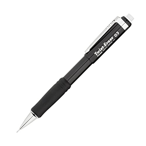 Pentel® Twist-Erase® III Mechanical Pencil, 0.5 mm, Black - Image 1